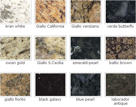 nine photos about kitchen granite selection