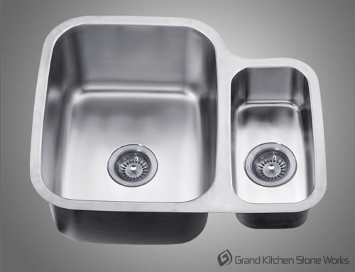 Stainless steel hand basins slot