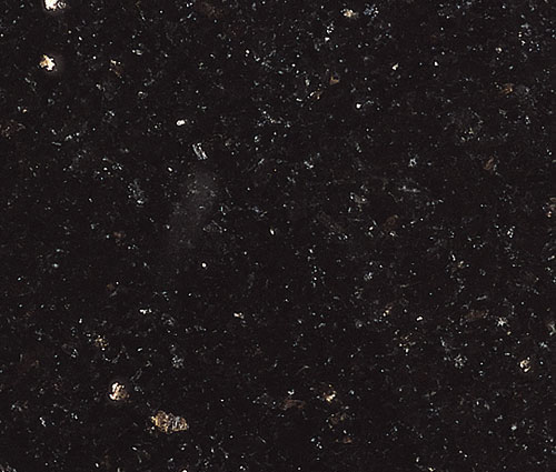 The color of granite is  black galaxy