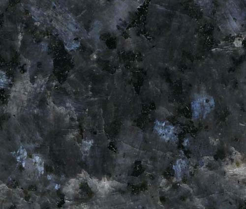 The granite contains blue pearl