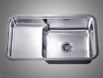 Kitchen Cabinet Sacramento square stainless steel sink! And also set up a platform to facilitate the release tableware